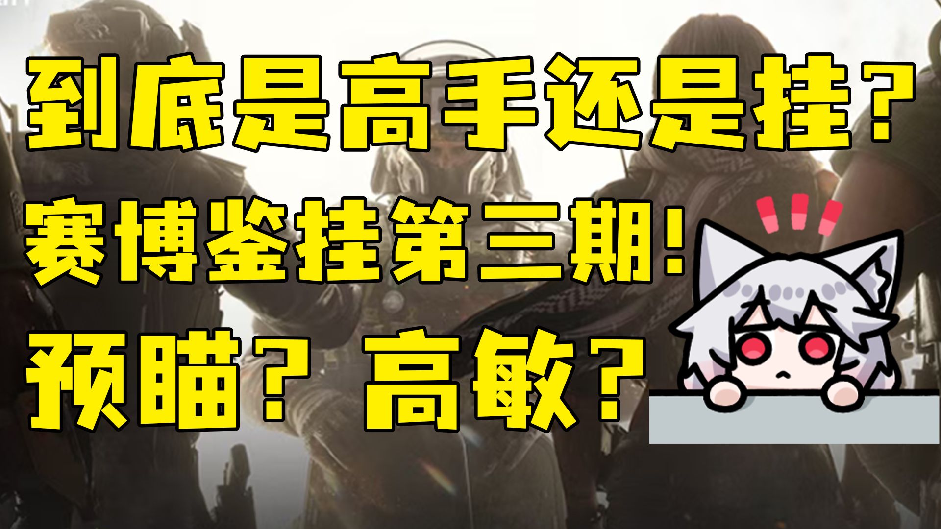 赛博鉴挂第三期！预瞄？高敏？到底是高手还是挂？原皮红狼的声誉崩塌！真就十有九挂！