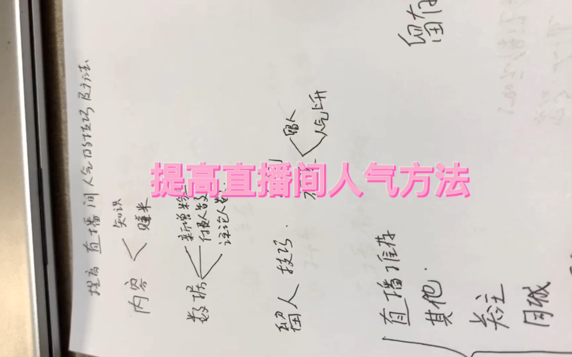 [图]直播教学-提高直播间人气方法