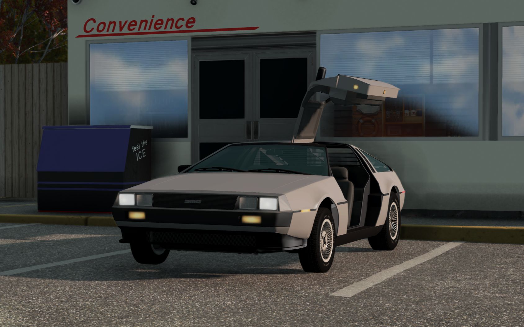[beamng.drive]delorean dmc-12 mod更新 新功能