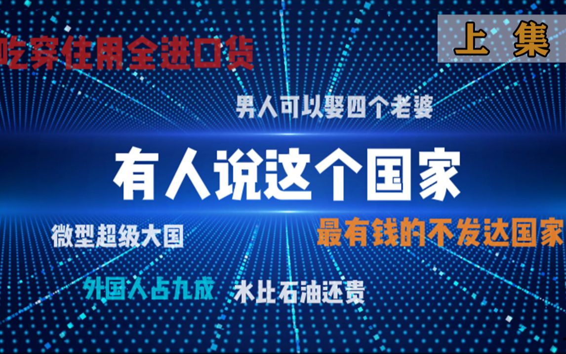 卡塔尔(上集):一个具有钞能力的国家,人人开豪车玩飞机,花钱如流水,水比油还贵.哔哩哔哩bilibili