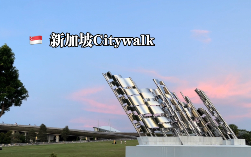 新加坡超完美Citywalk路线|沙爹夜市|花穹灯光秀|滨海湾花园|金沙国际哔哩哔哩bilibili