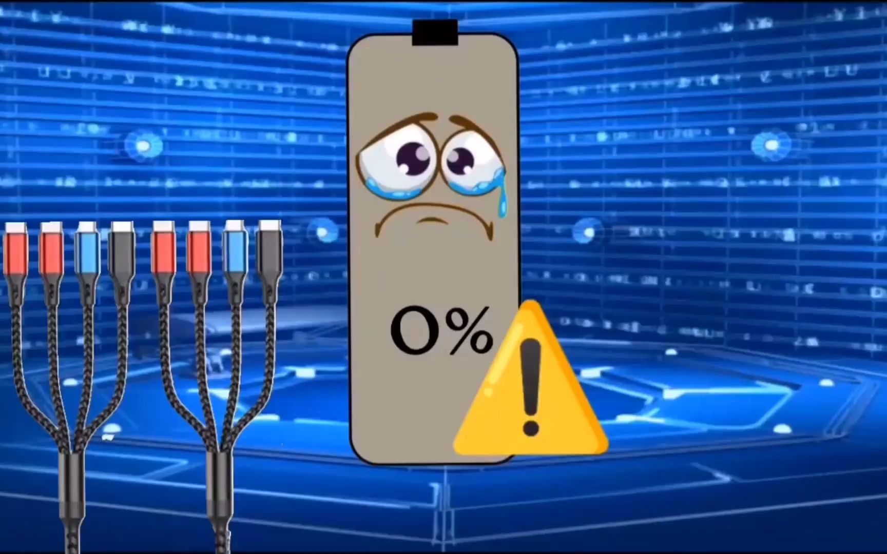 小电池快没电了 需要充电 这次竟然有八个数据一起充电