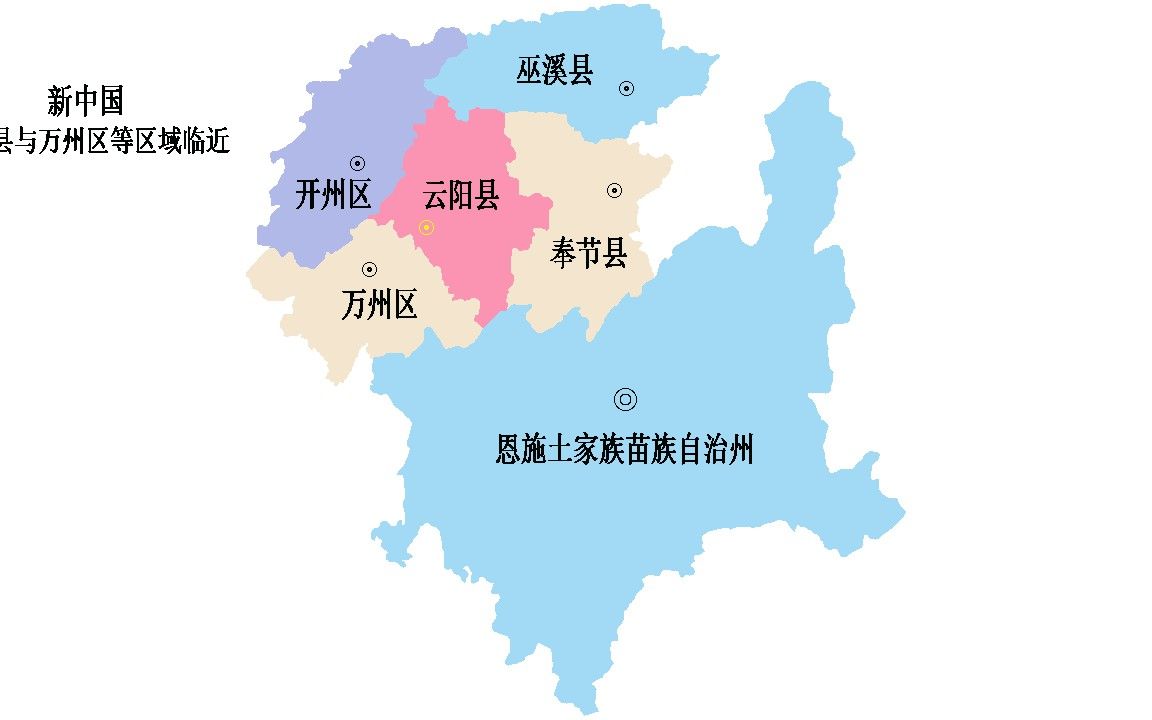 云阳乡镇地图图片