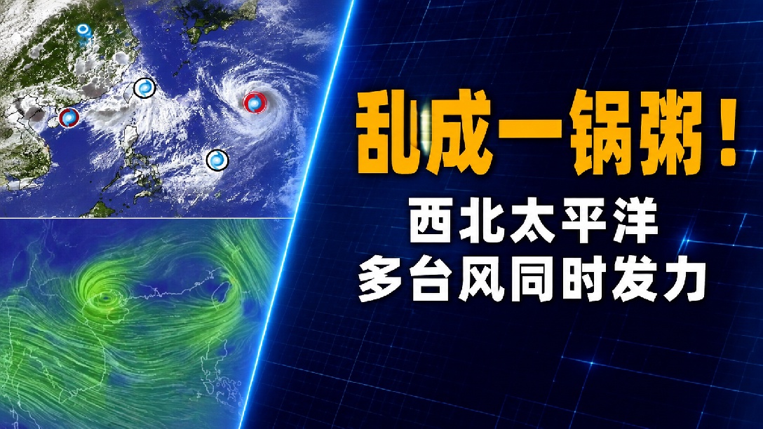 海上或将出现“四台共舞”，“沙德尔”“紫檀”“简拉维”，三个台风将接连影响我国，第四个台风正在发展