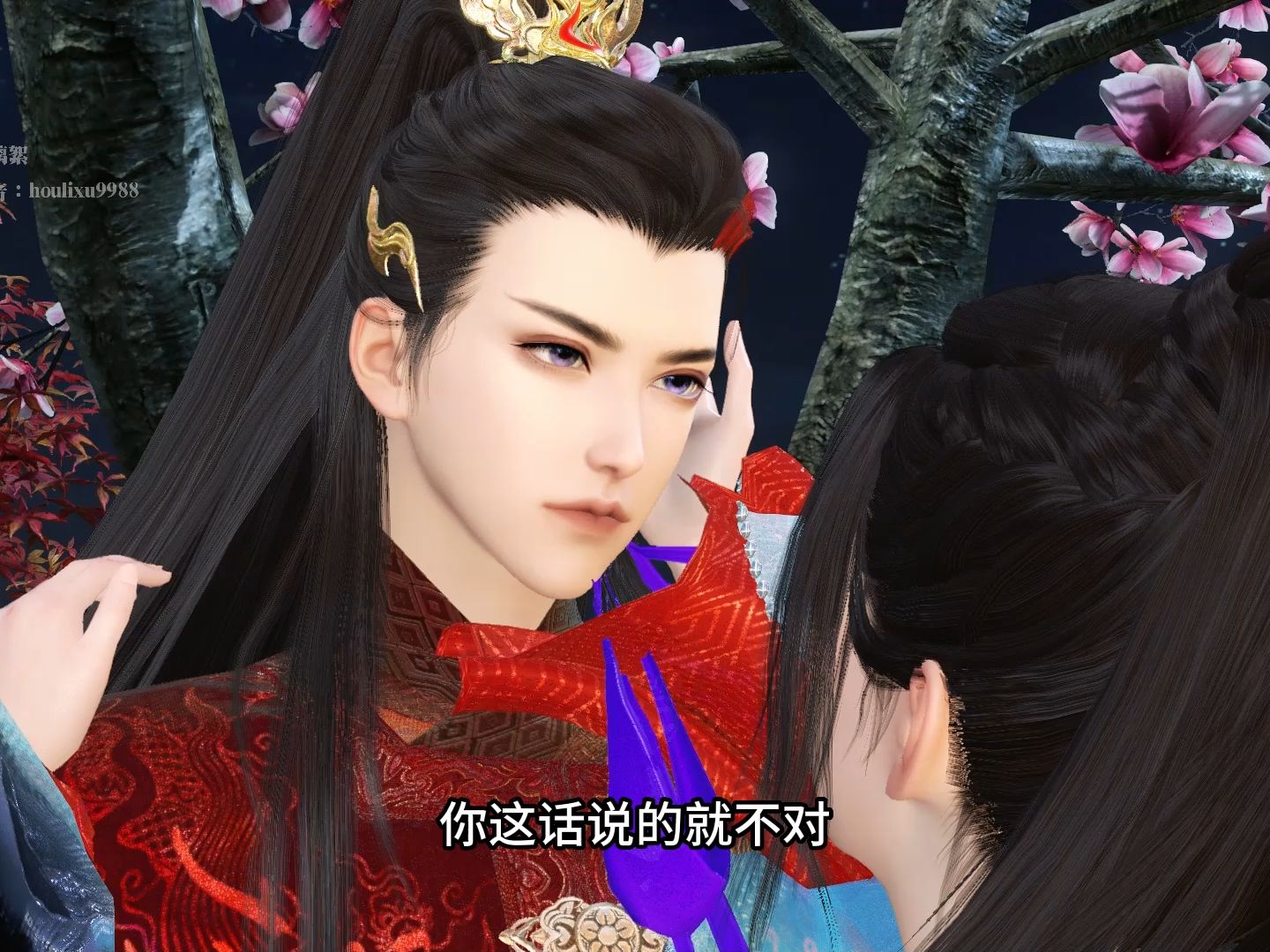 神医毒妃_白鹤染被老十态度感动,月下拥wen