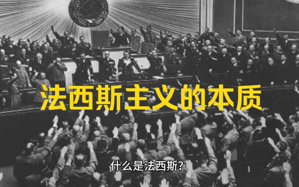 法西斯主义的本质 全世界提倡反法西斯这种极端的主义,我们应该提倡反法西斯哔哩哔哩bilibili