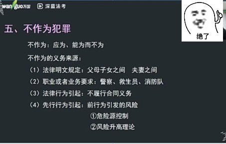 【法考】刑法重难点讲解不作为犯罪哔哩哔哩bilibili