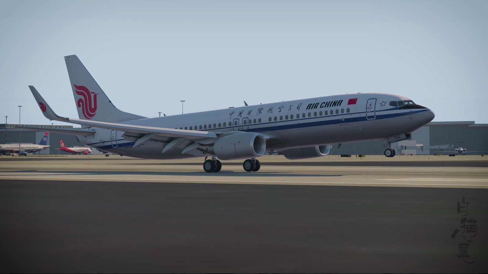 【多视角记录】国航b738拉飘日常【xp日常】国航738