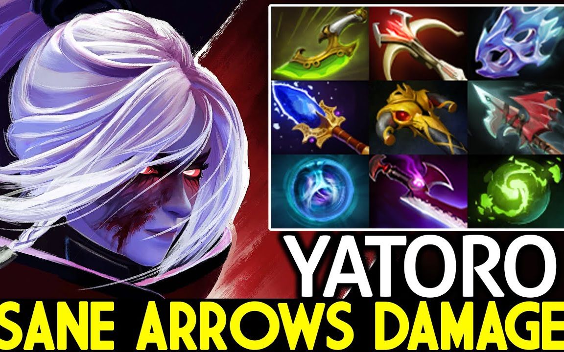 【dota2】yatoro & 小黑 the late game monster insane arrows