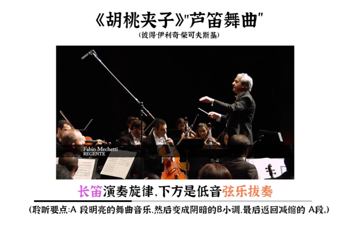 [图]【听懂古典乐】柴可夫斯基《胡桃夹子（芦笛舞曲）》还能这么听？ Tchaikovsky The Nutcracker