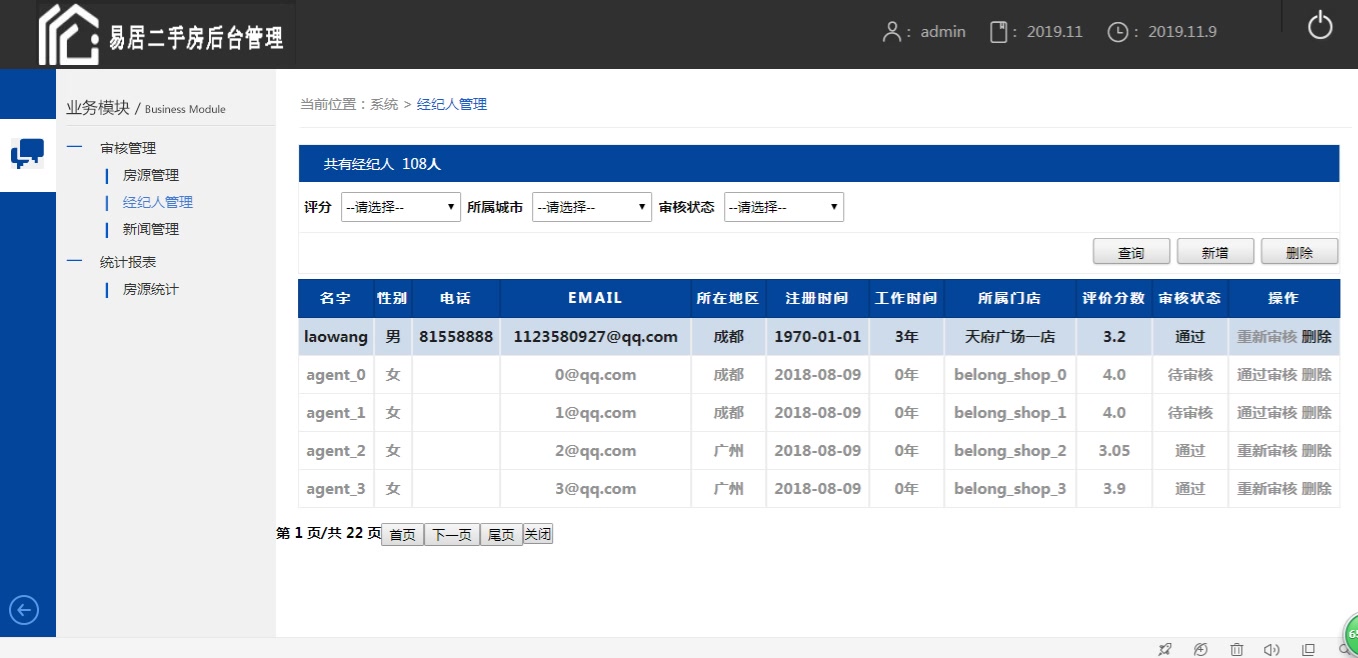 基于SpringBoot2.0的易居二手房网站房屋管理系统javaweb房屋管理MySQL数据源哔哩哔哩bilibili