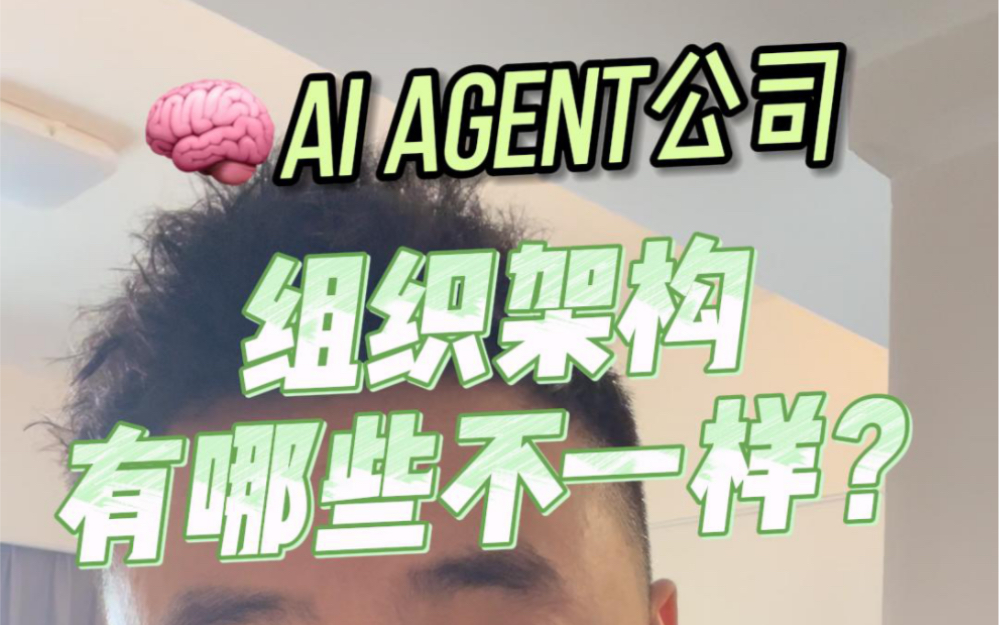 AI Agent公司的组织架构有哪些不一样?#Agent #组织学 #组织架构 #人工智能哔哩哔哩bilibili