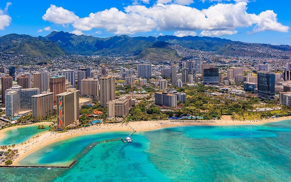 [图]【檀香山】美国夏威夷州（Hawaii）火奴鲁鲁（Honolulu），热带海洋性气候的美丽城市