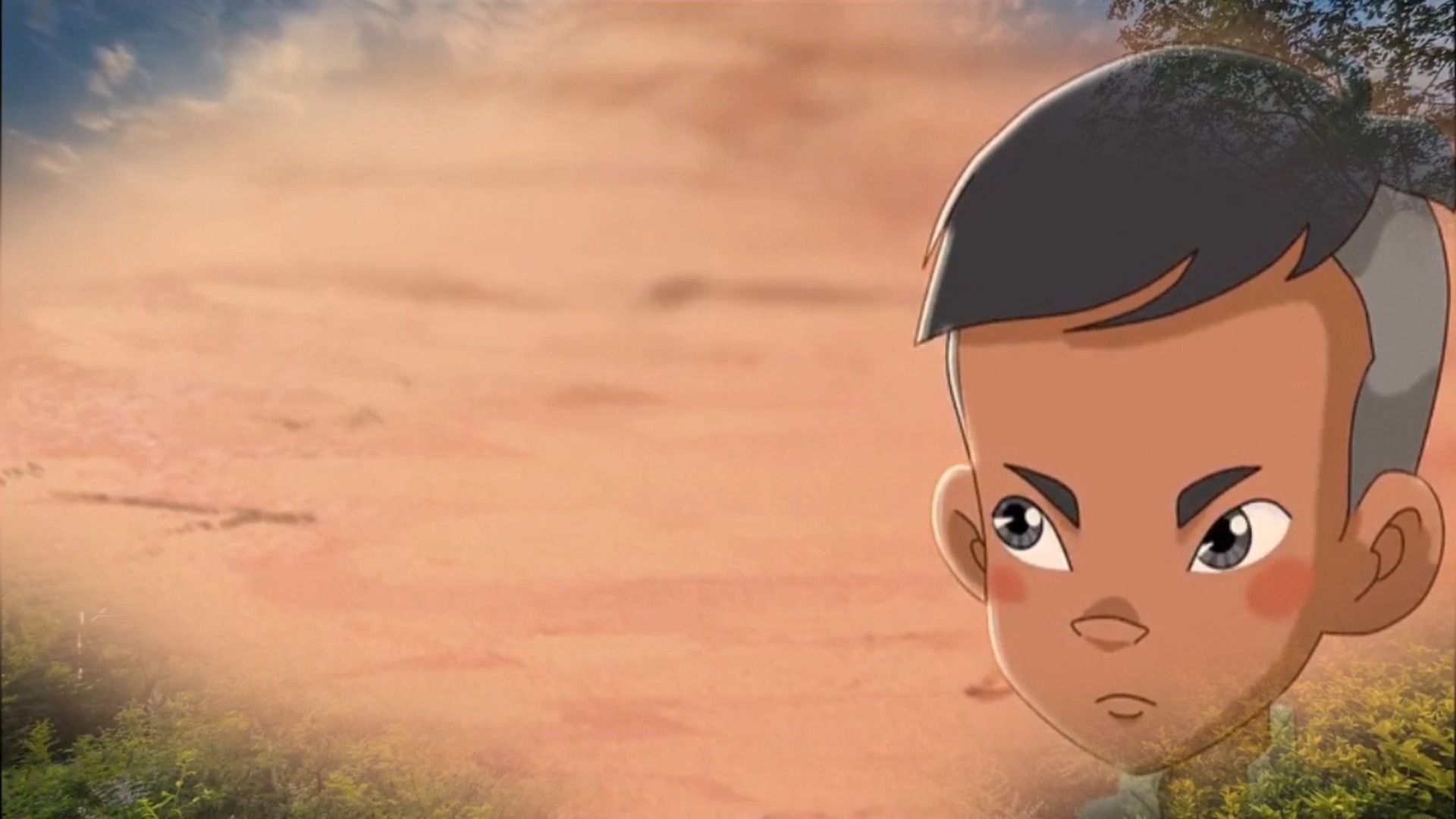 《抗日小英雄王二小》儿童爱国演讲故事比赛演出朗诵背景视频配乐