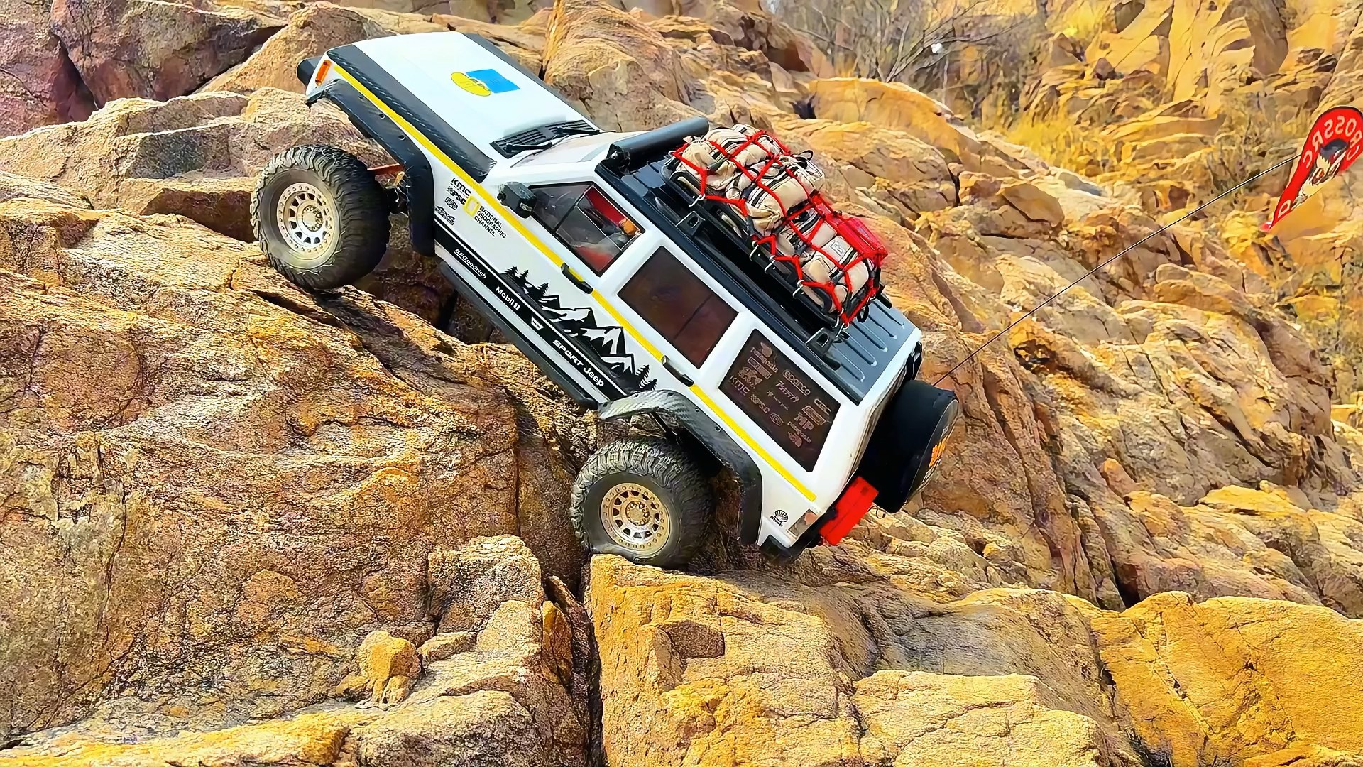 jeep牧马人爬山,技术于车都很重要