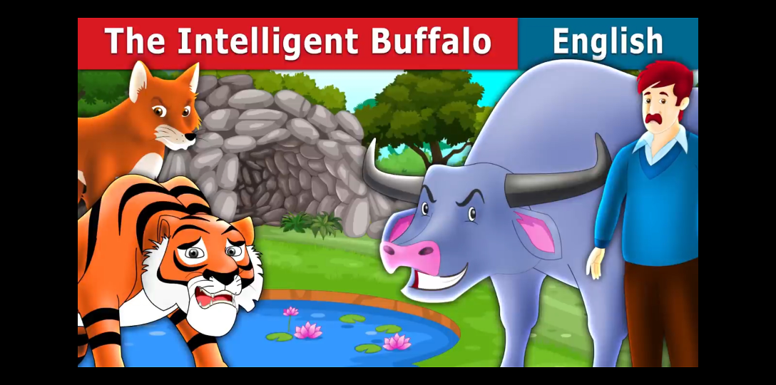 聪明的水牛(1204 Intelligent Buffalo) 英语童话故事哔哩哔哩bilibili