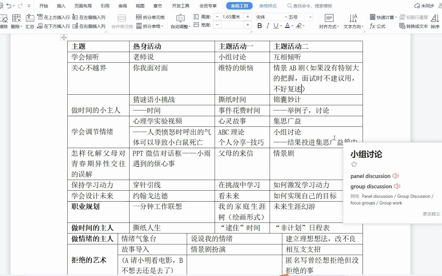 [图]高中心理健康教育教资面试真题活动总结