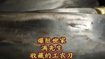 Download Video: 爆肚世家满先生收藏的工农刀