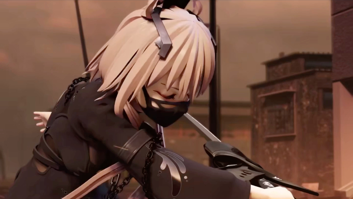 用洛天依sp战斗片段的广告做的开头