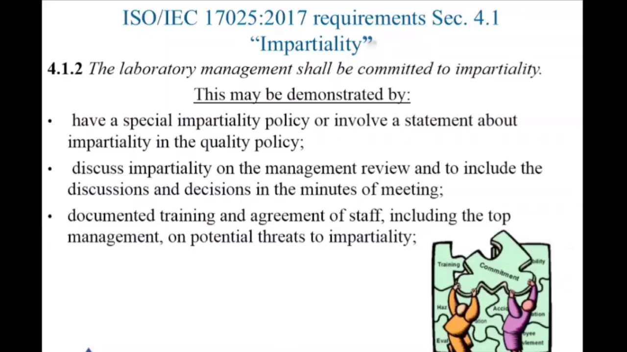 ISO/IEC 17025:2017 4.1 公正性—PJLA哔哩哔哩bilibili