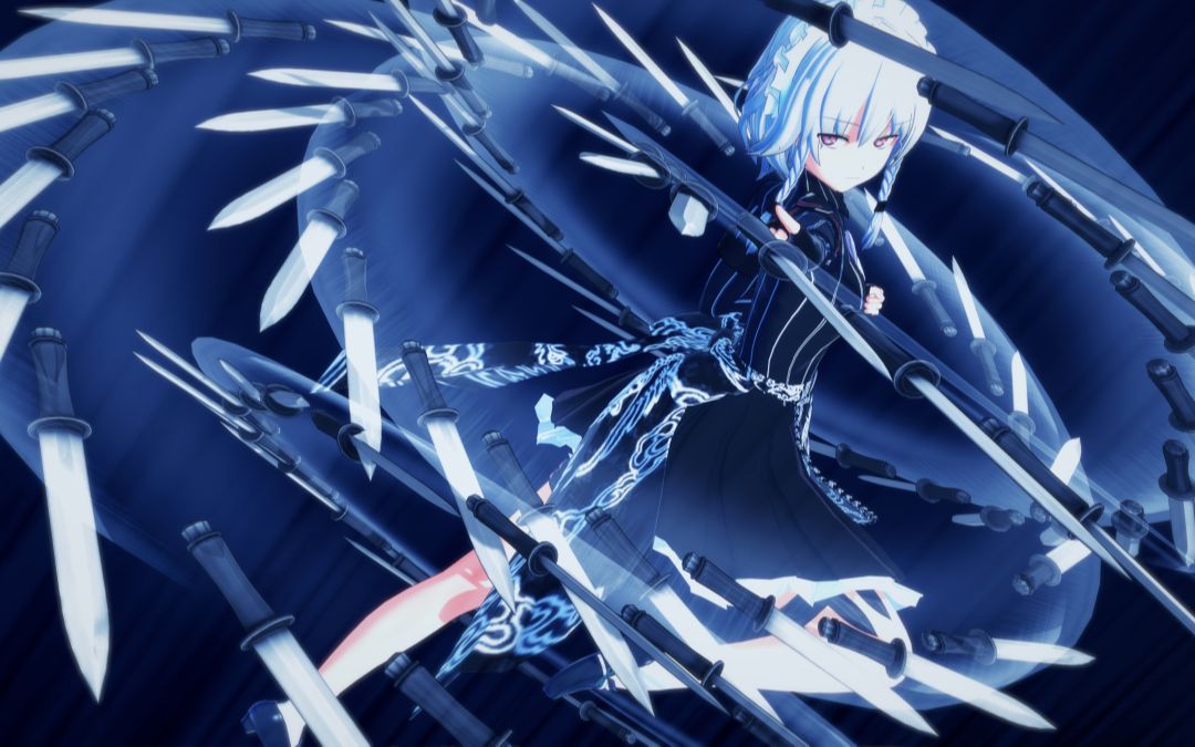 【东方月神夜】娘炮才背板躲技能,真女仆长直接莽(其实是菜)