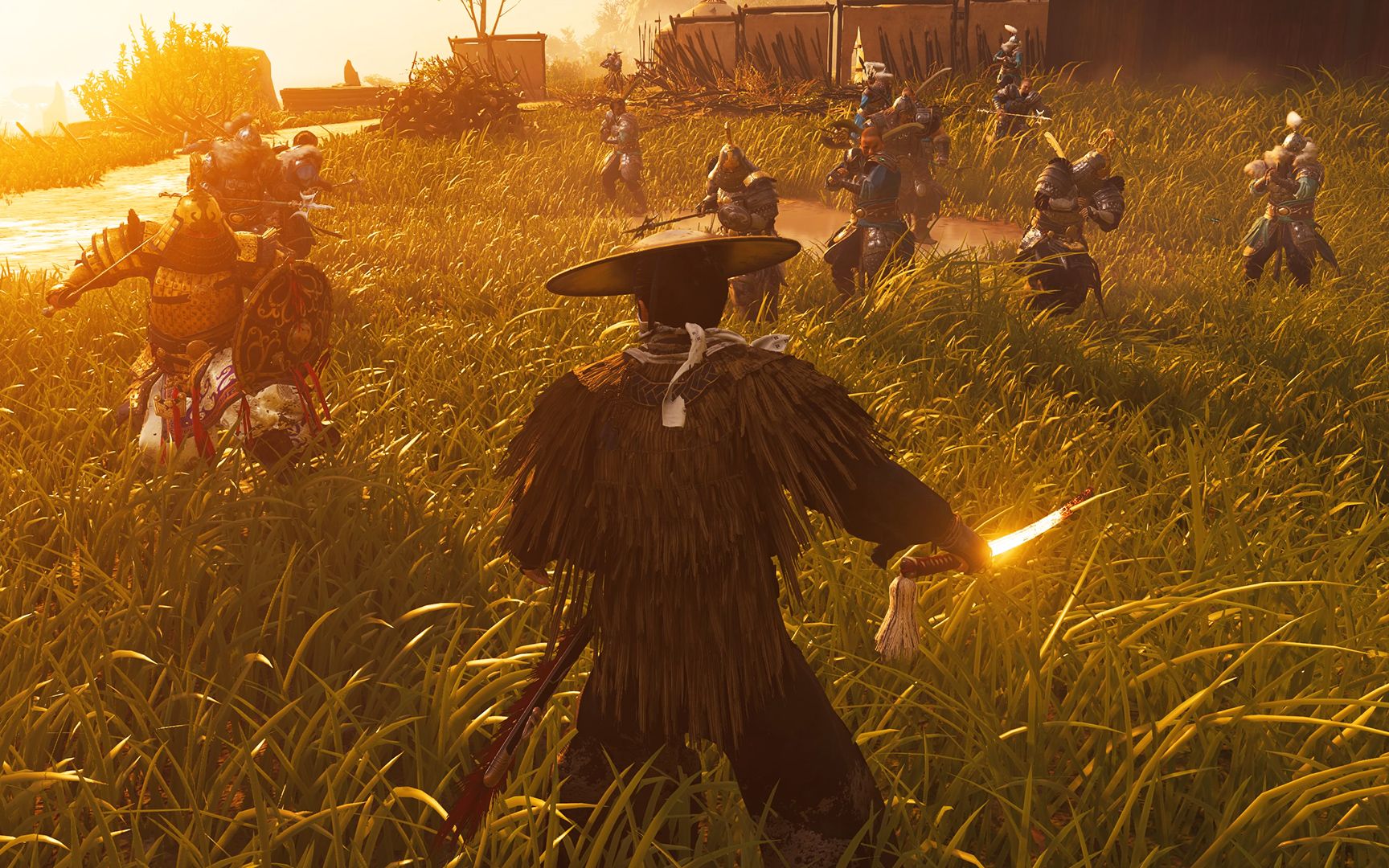 太刀timing流 boss战&一人之军 战斗集 (致命 ) - 对马岛之魂 4k ps5