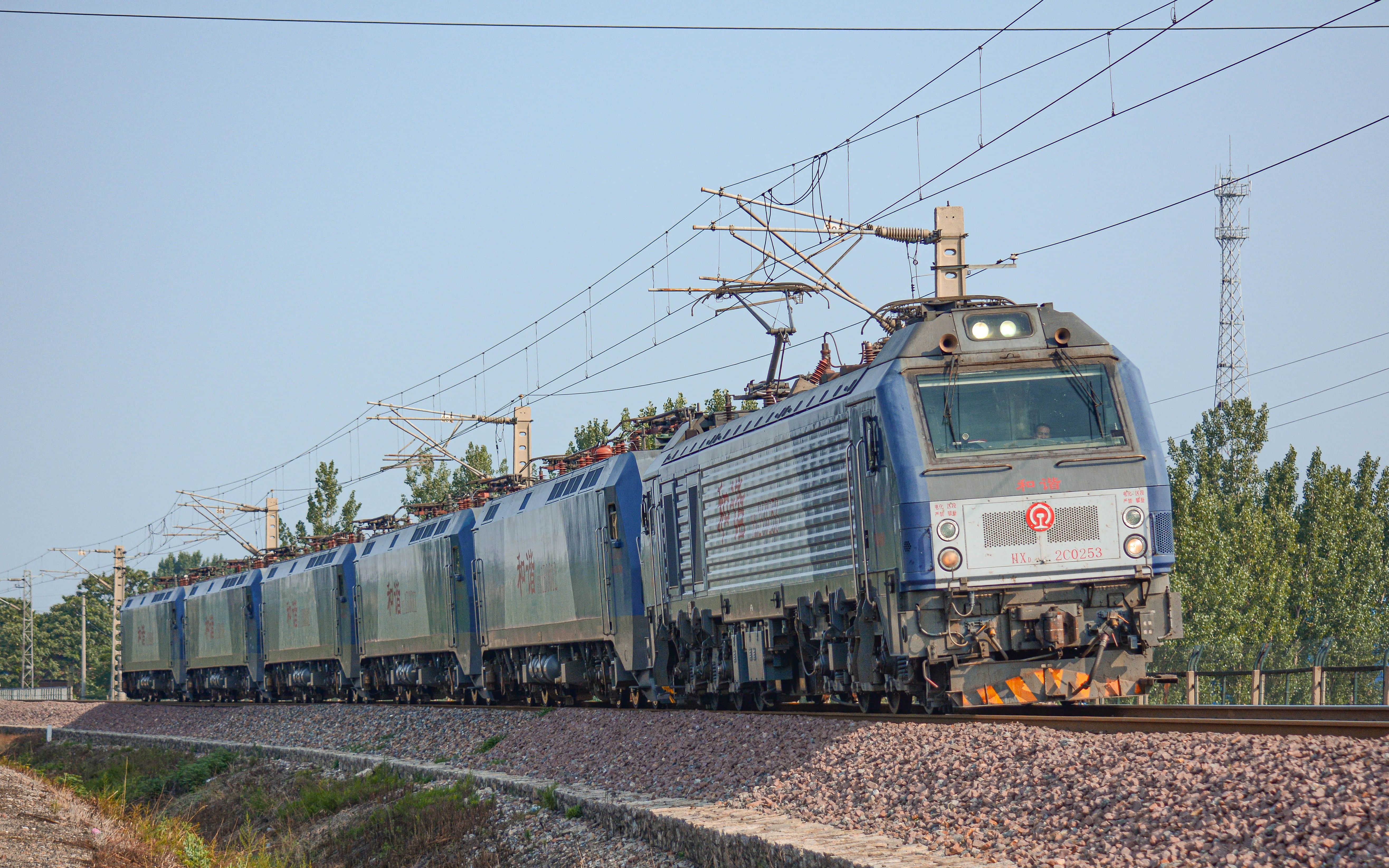 【国铁61焦柳】记录57322次无火回送5台武局江段hxd1b去洛阳c6修