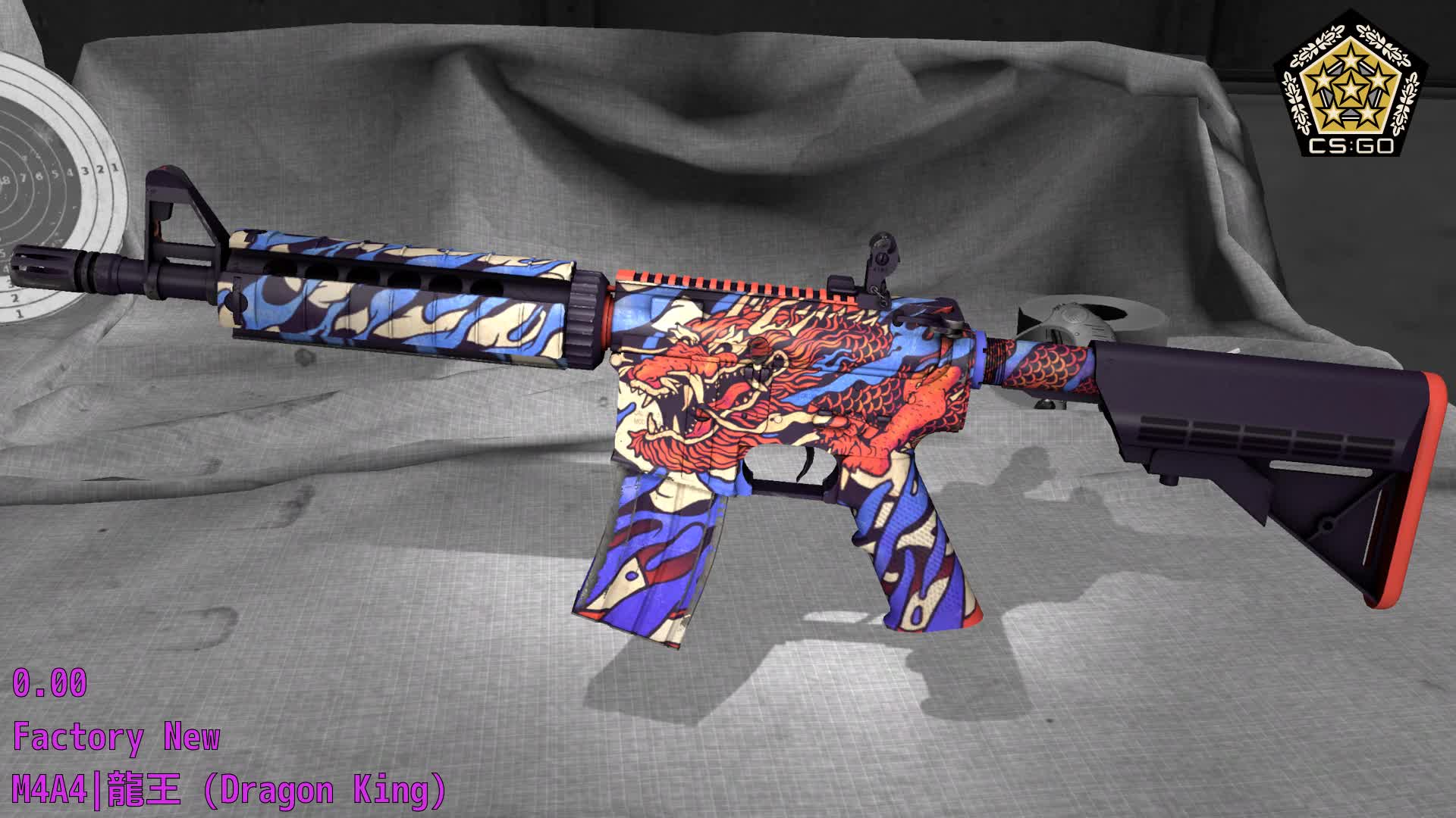 csgom4a4龙王磨损视频