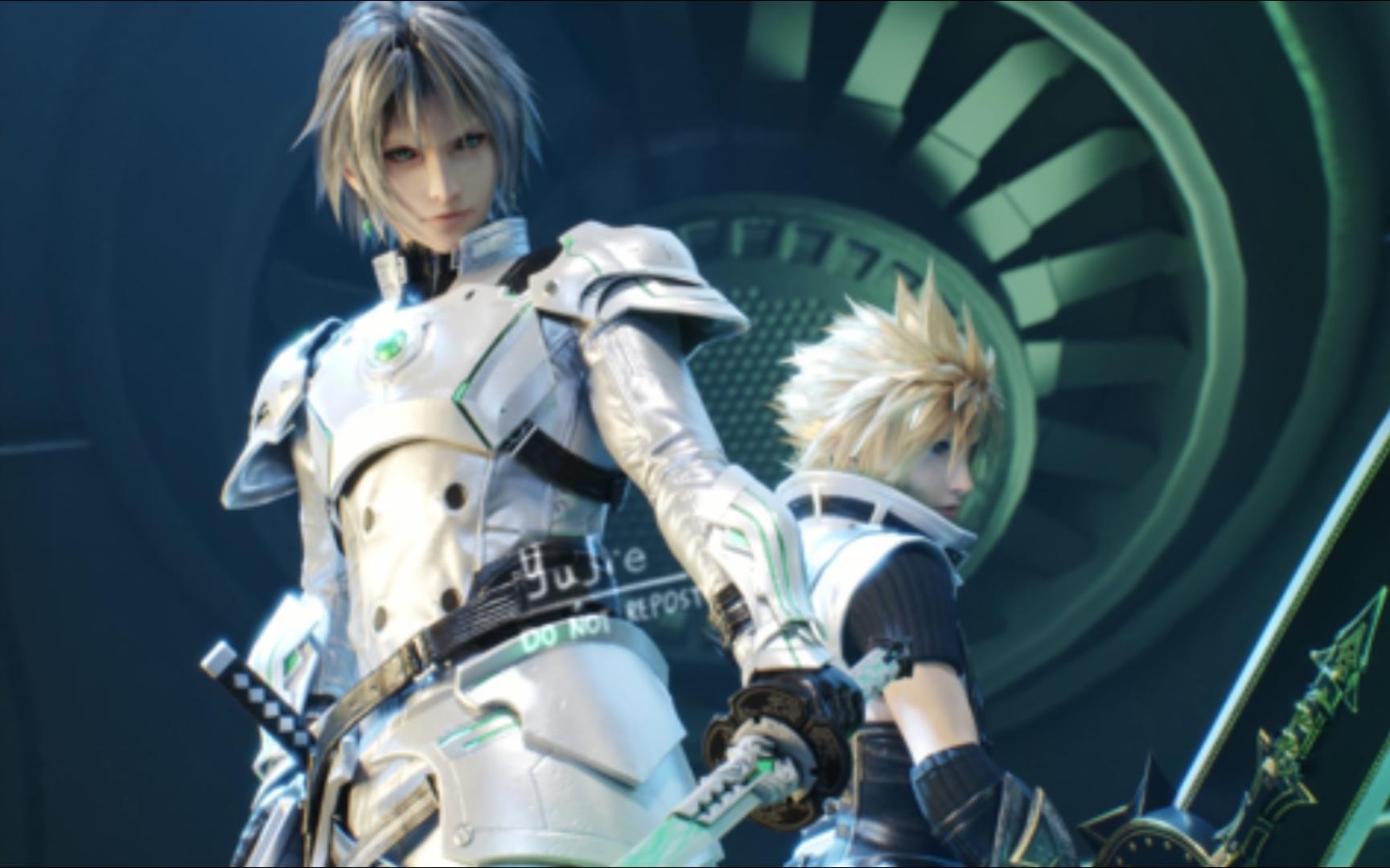 圣剑萨菲罗斯和克劳德(最终幻想7永恒危机同人图分享~)