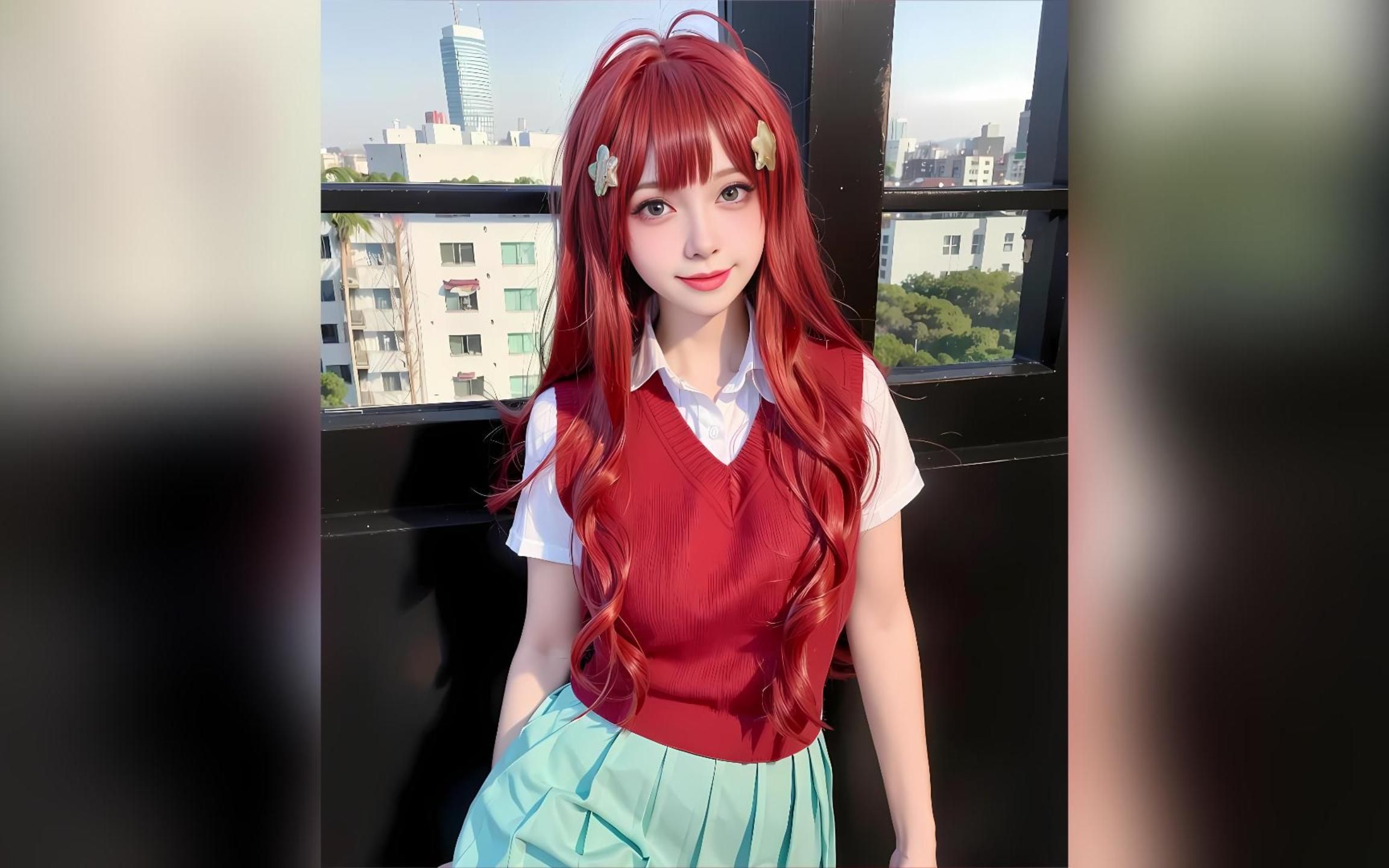 【AI coser】五等分新娘 五月小姐姐可爱捏哔哩哔哩bilibili