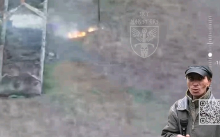 这段视频包含了一切:一名被无人机击中后烧伤的占领