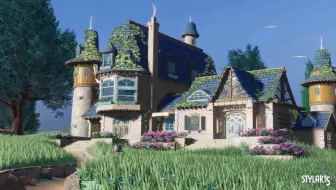 Unity场景 - 风格化蔚蓝山坡 Stylized Azure Hillside