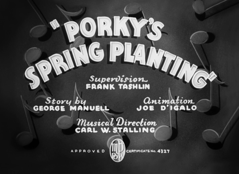 【动画短片】猪小弟 Porky's Spring Planting 1938哔哩哔哩bilibili