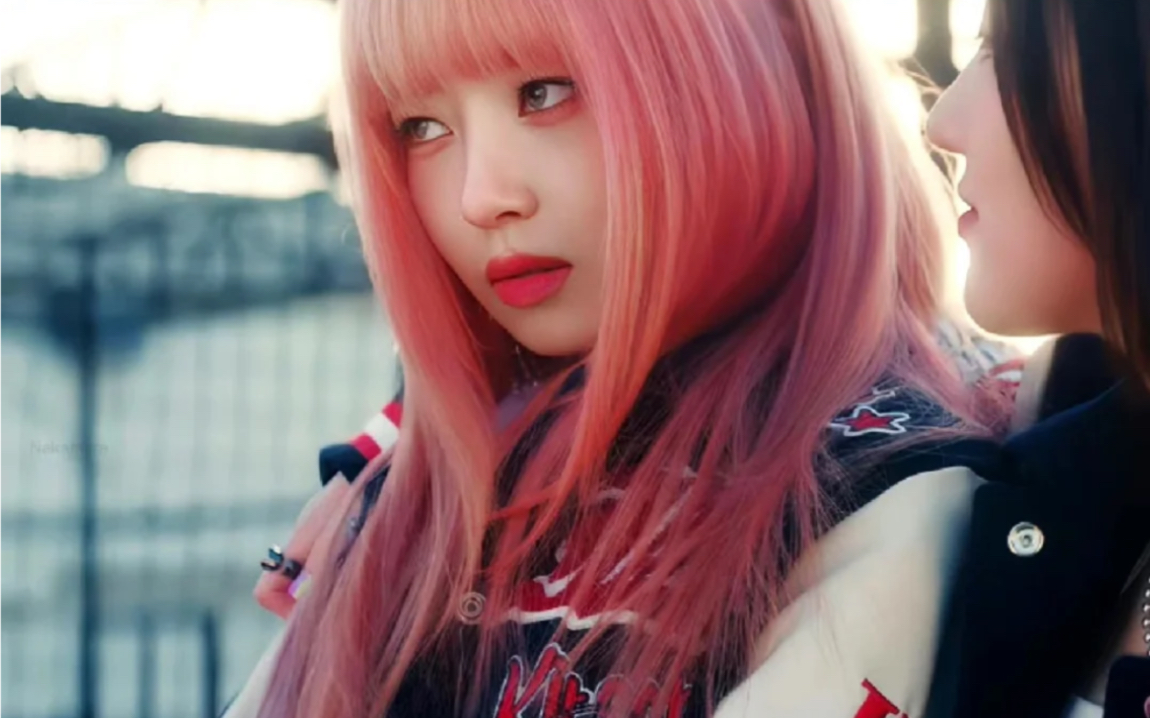 【直井怜】来自霓虹甜心的反差感 粉发拽妹豆顺97