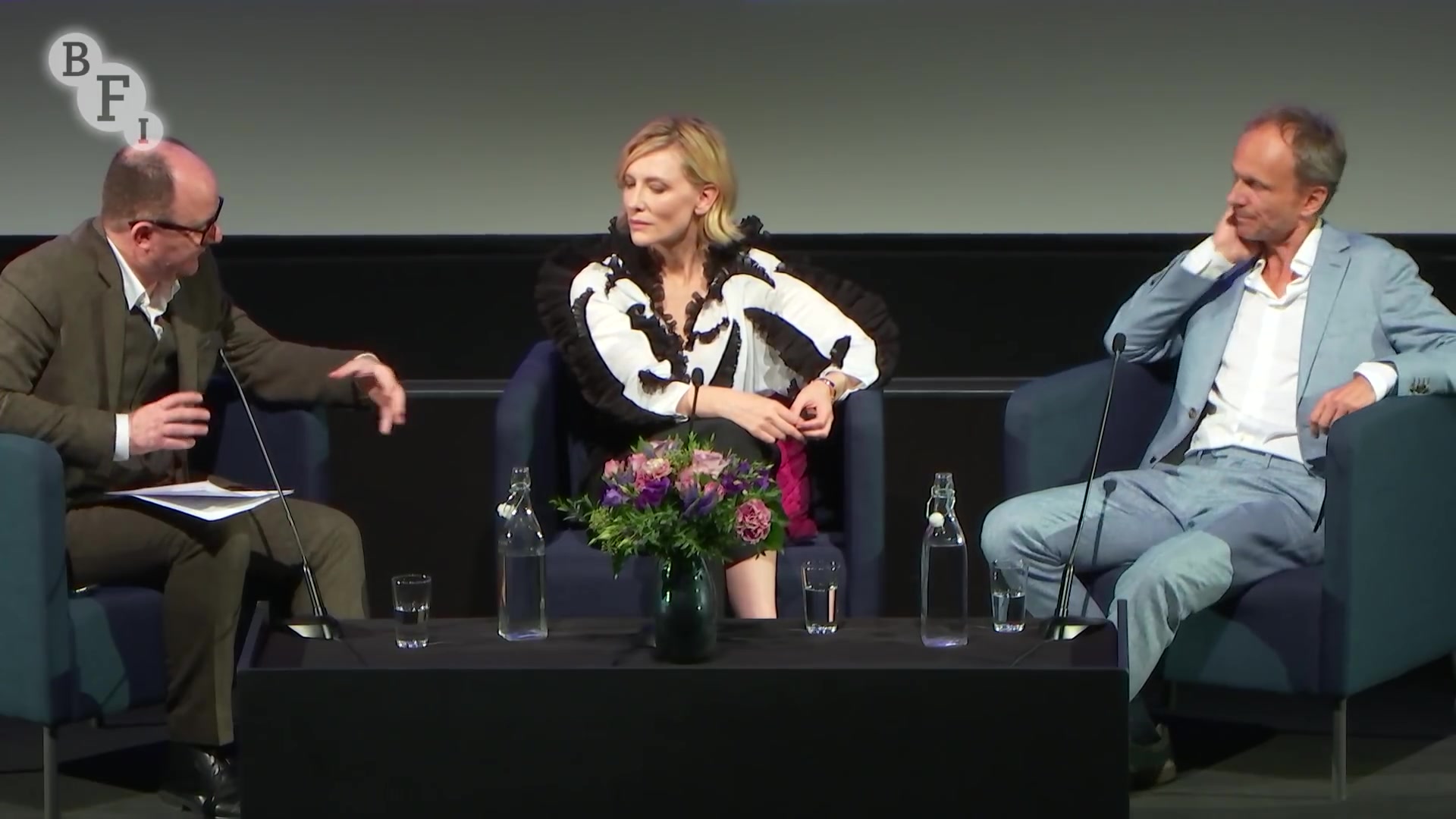 [图]凯特布兰切特《宣言》访谈 Julian Rosefeldt & Cate Blanchett | BFI London Film Festival 2017