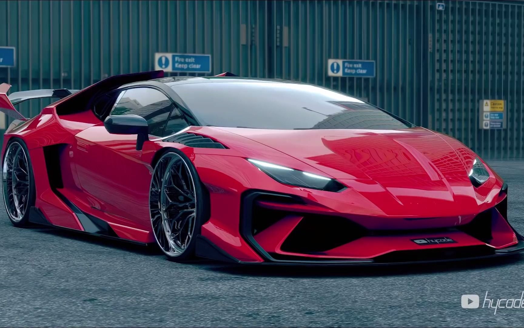 extreme bodykit - lamborghini huracan - design by hycade