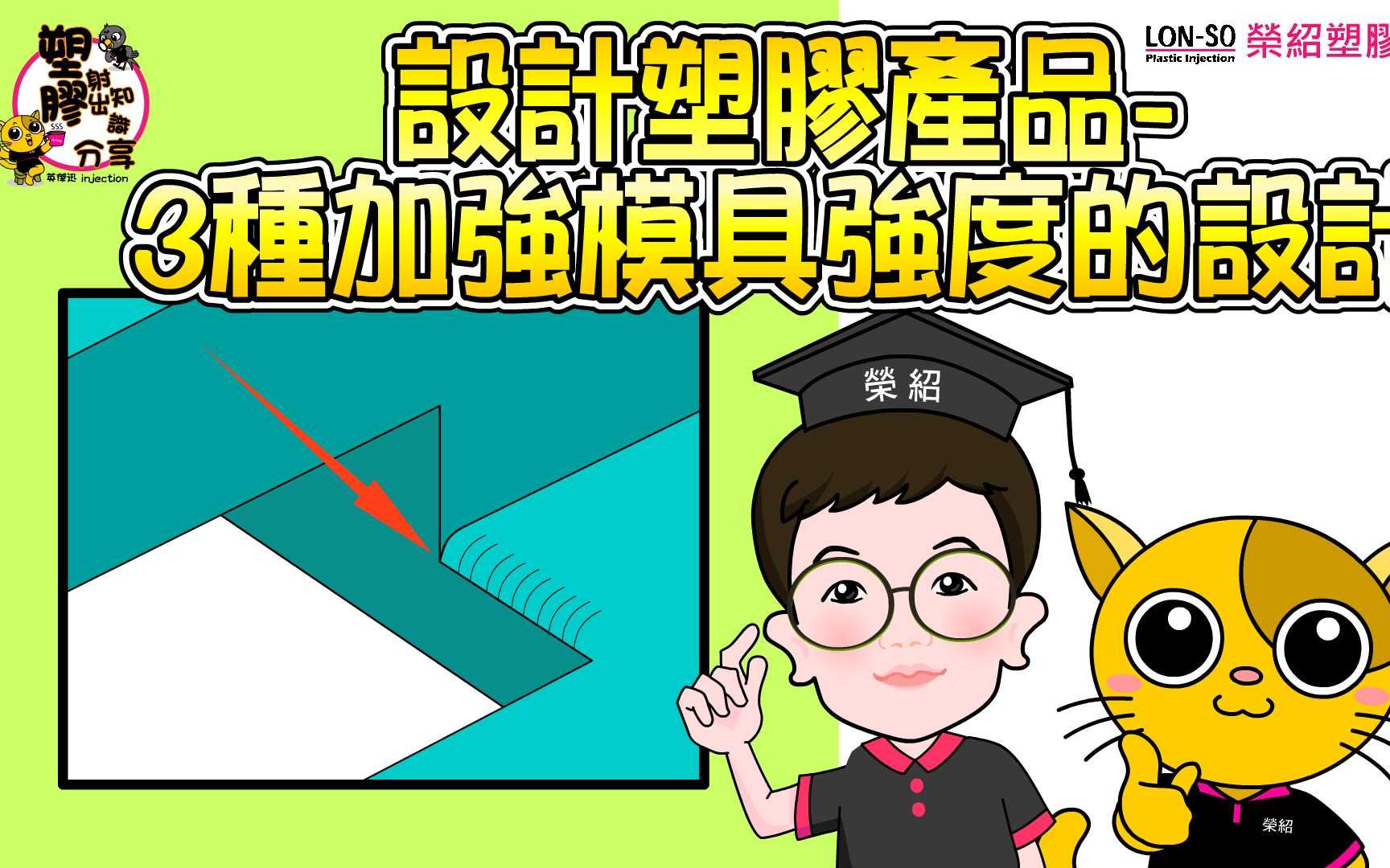 注塑成型知认分享:056塑胶产品设计3种加强模具强度的设计,荣绍塑胶射出工厂知识分享哔哩哔哩bilibili