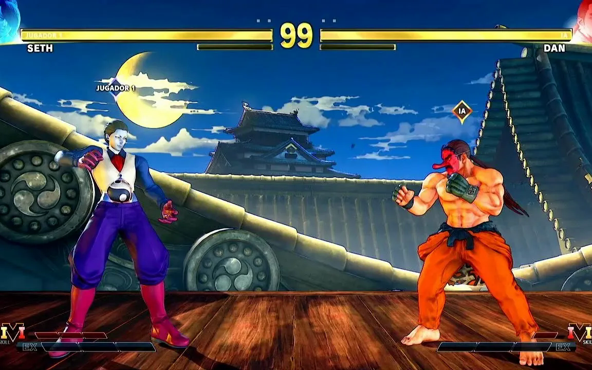 街霸对拳皇 - 塞斯 vs 丹