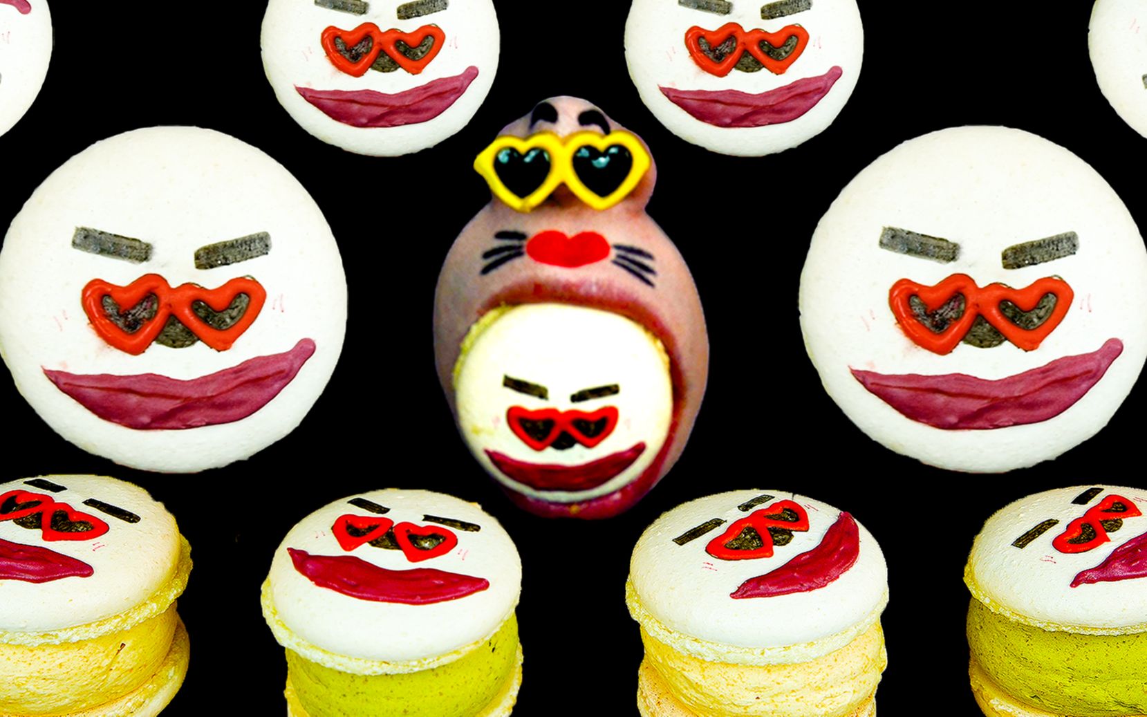 韩国吃播realmouthrealmouth马卡龙