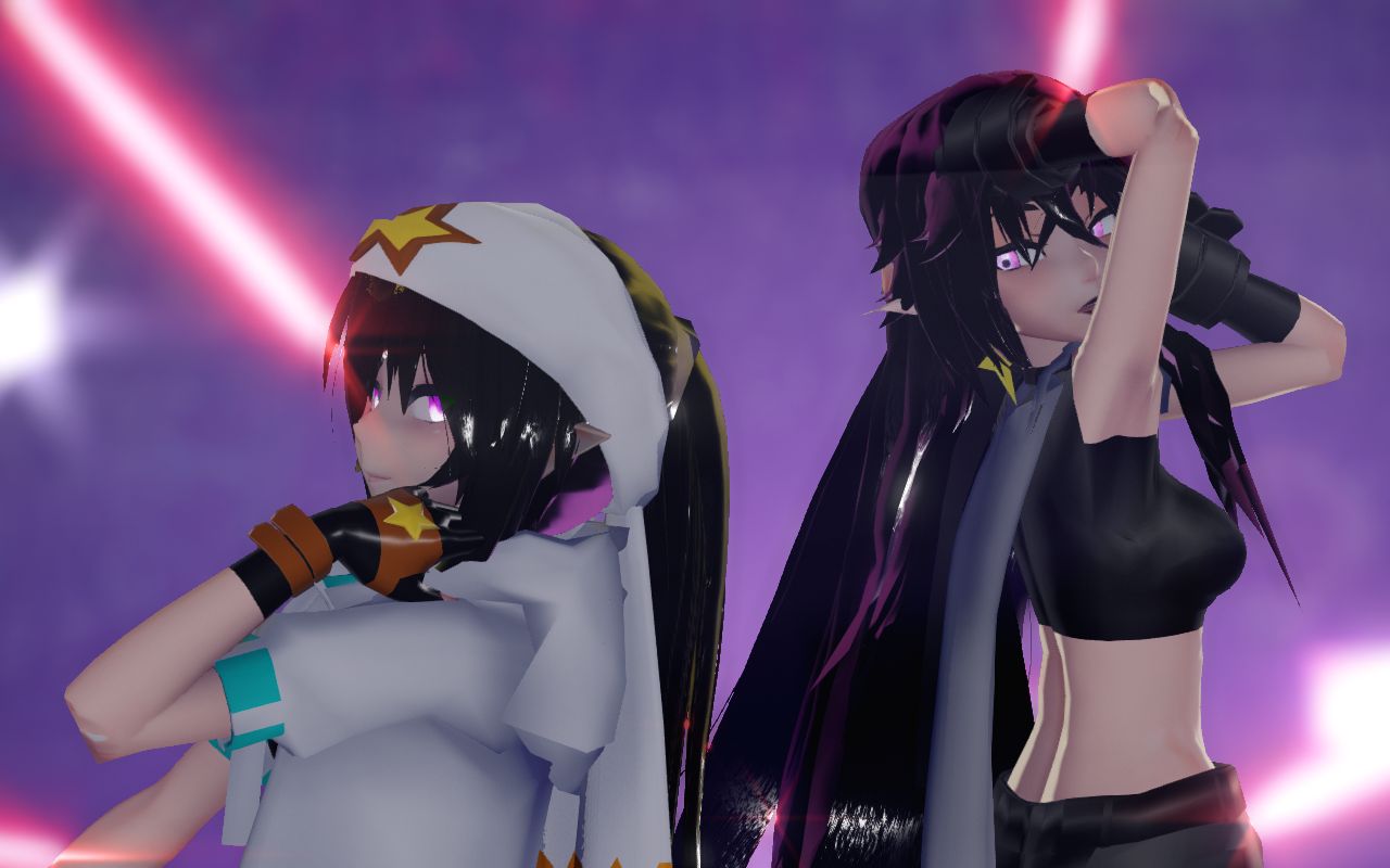 【凹凸世界mmd】呵,花花公子[二皇姐&雷姐]