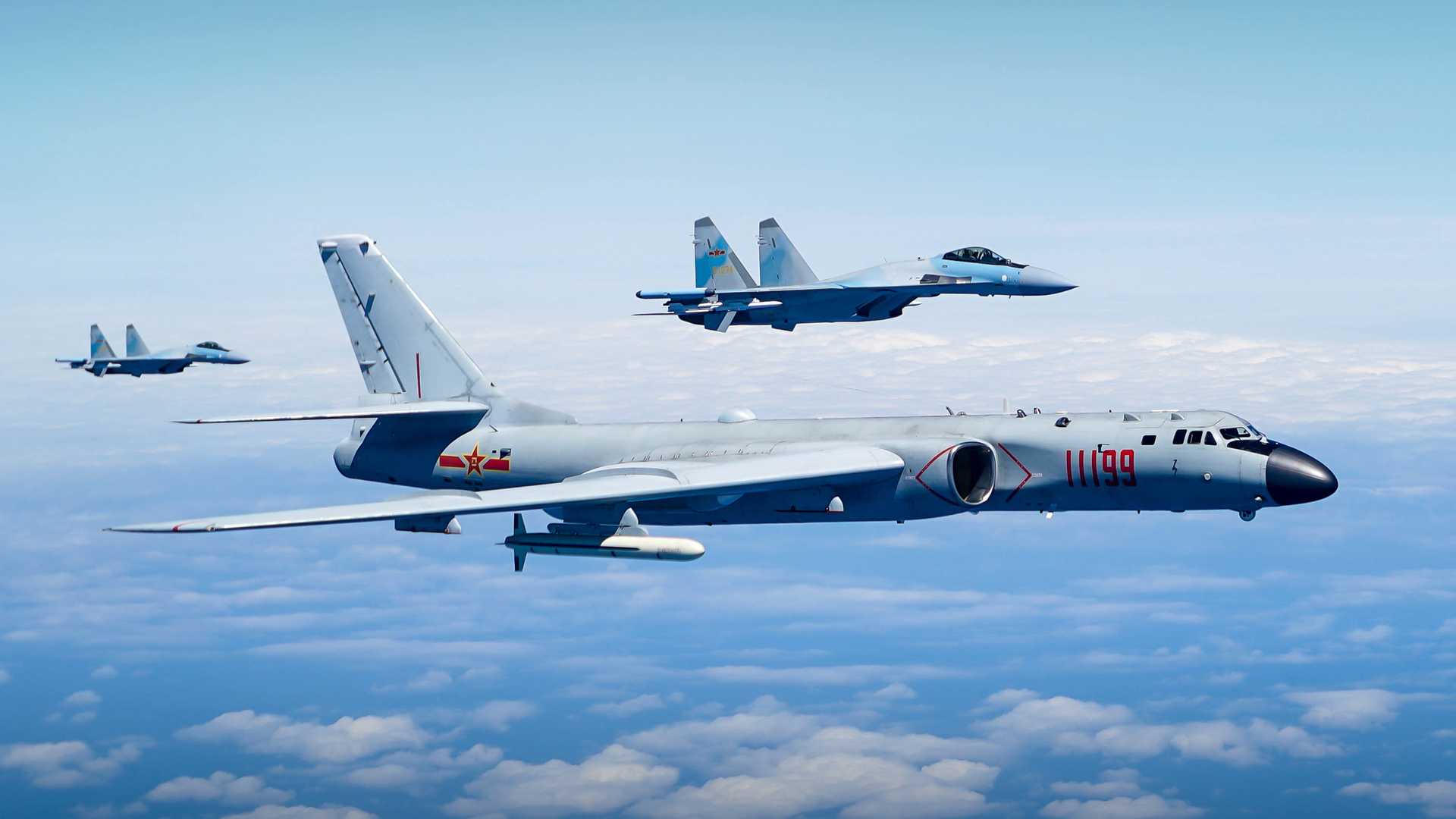 人民空军铸剑南天!轰-6k部队成为我军空中战略性进攻力量