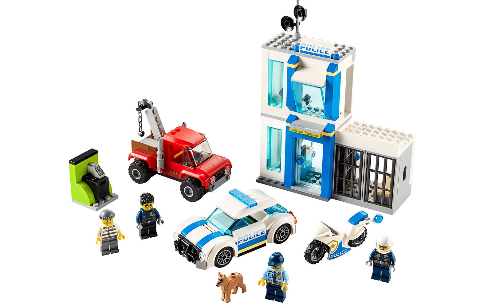 乐高lego 60270 城市系列 警察局 2020速拼评测