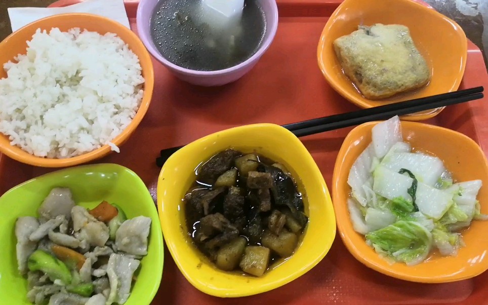 广西大学vlog4-16元的食堂饭菜是什么样的呢
