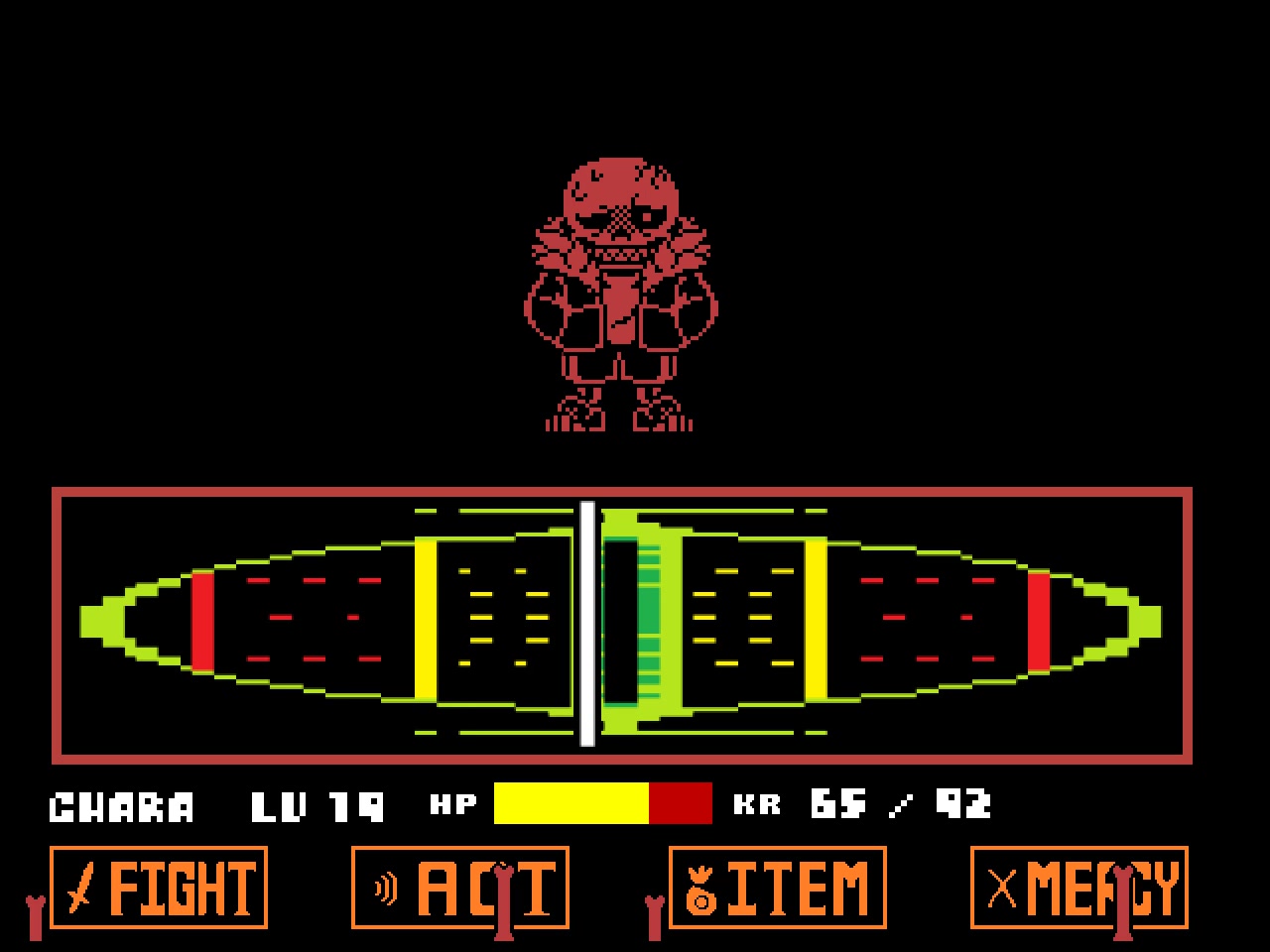 【黑色烟火】《fellsans》就差那么一点点啊啊啊啊_哔哩哔哩 (゜-゜)