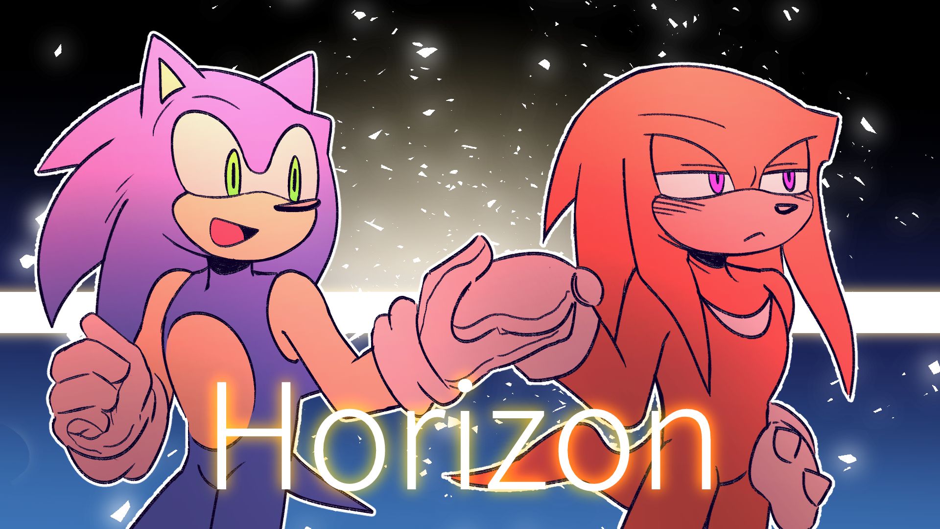 【sonic手书】青红sonknuxhorizon哔哩哔哩bilibili