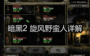 Download Video: 【暗黑2】旋风野蛮人详解及练法推荐