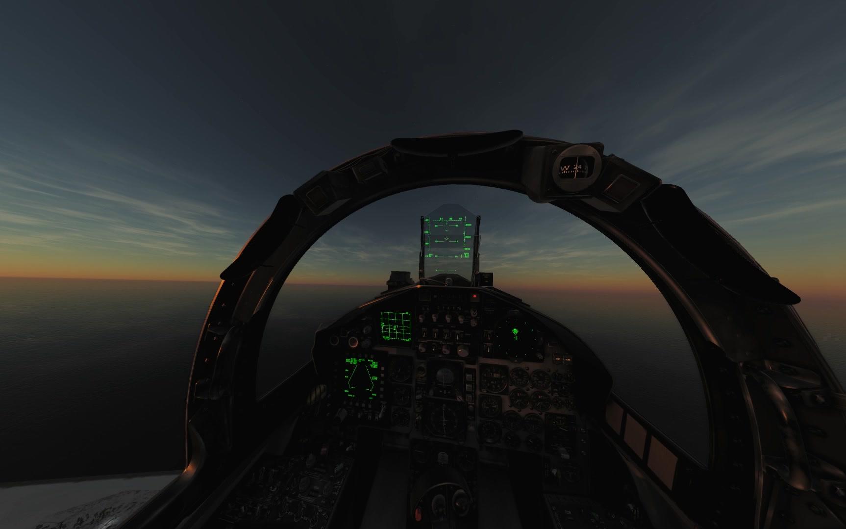 f15c紧急起飞迎击su-27(驾驶舱视角)