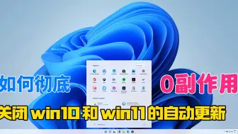 Download Video: 如何0副作用关闭Windows11的自动更新