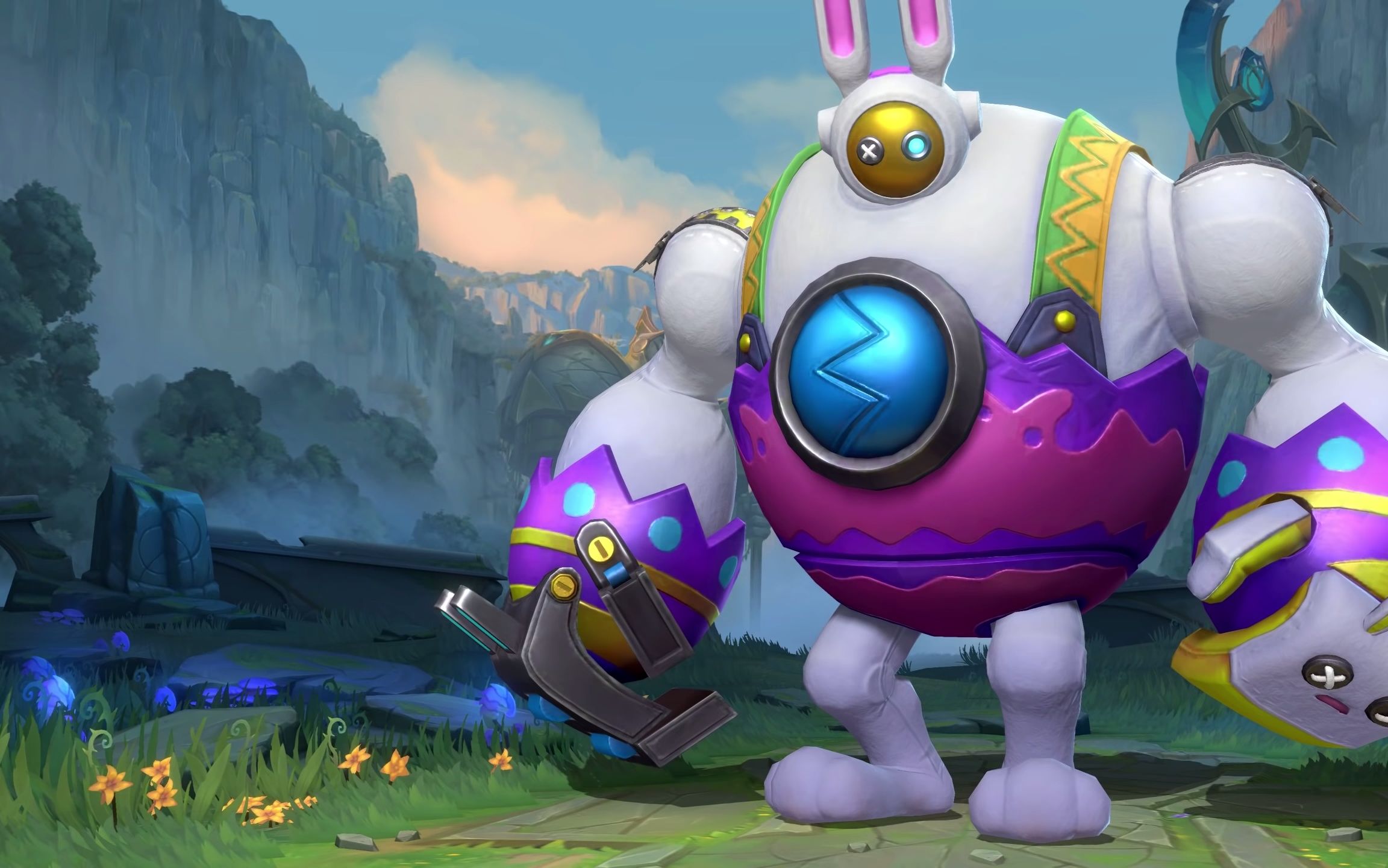 兔宝宝 布里茨 皮肤视频 - lol英雄联盟手游 cottontail blitzcrank