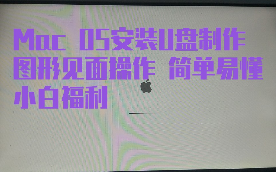 Mac OS安装U盘制作教程 无需命令行 图形界面操作 2009年Mac mini评测(四)哔哩哔哩bilibili